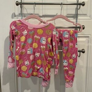 Little Sleepies Cookies & Milk Two-Piece Pajama Set